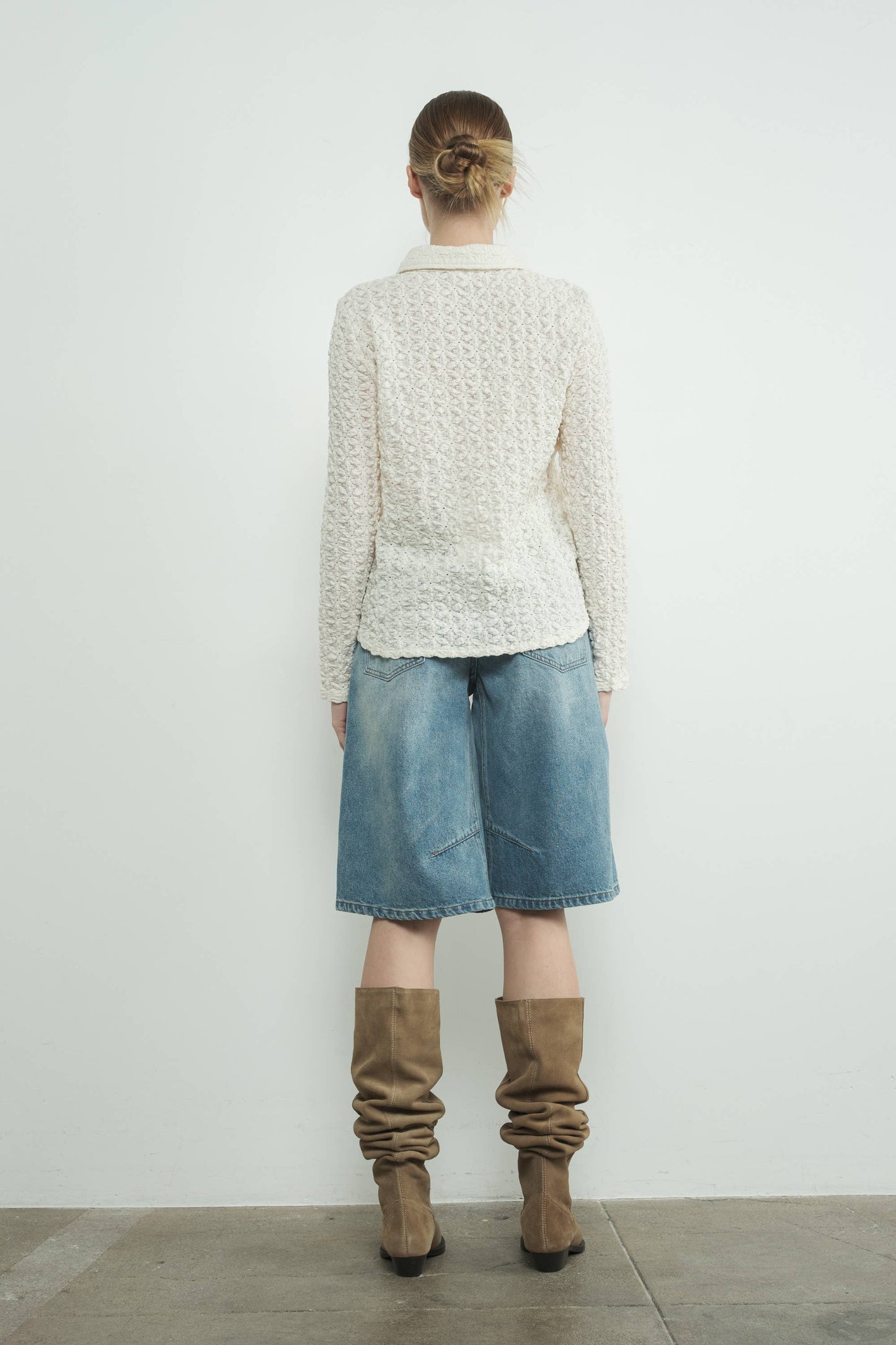 FLORAL LACE BUTTONDOWN SHIRTS