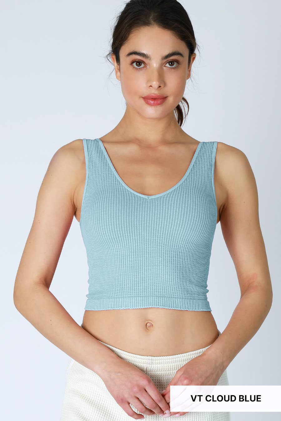 Vintage Reversible Crop Top - Nikibiki