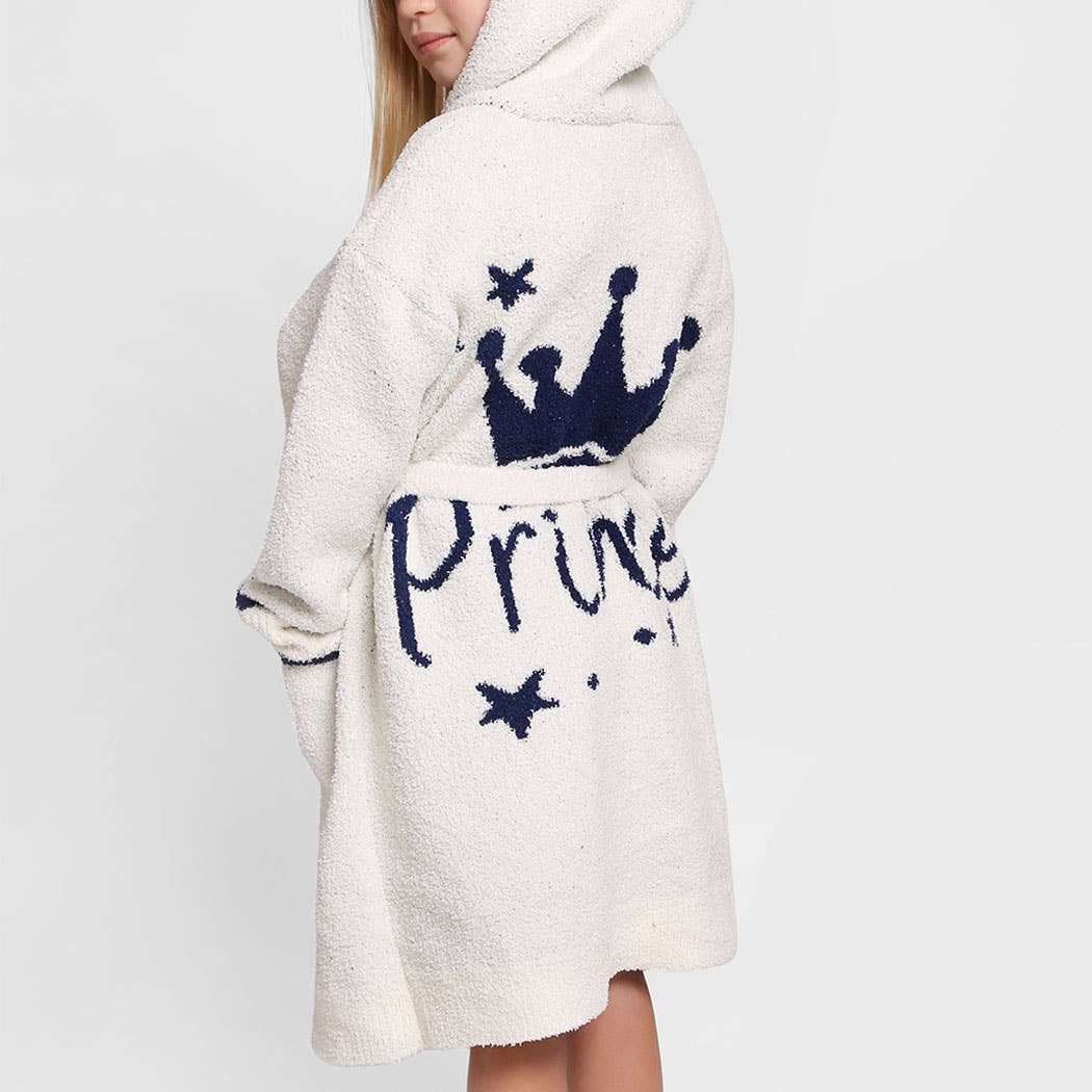 Children's Multi Print Luxury Soft Hooded Robe