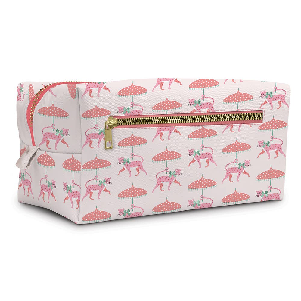 Leopard on Parade Cosmetic Loaf Pouch