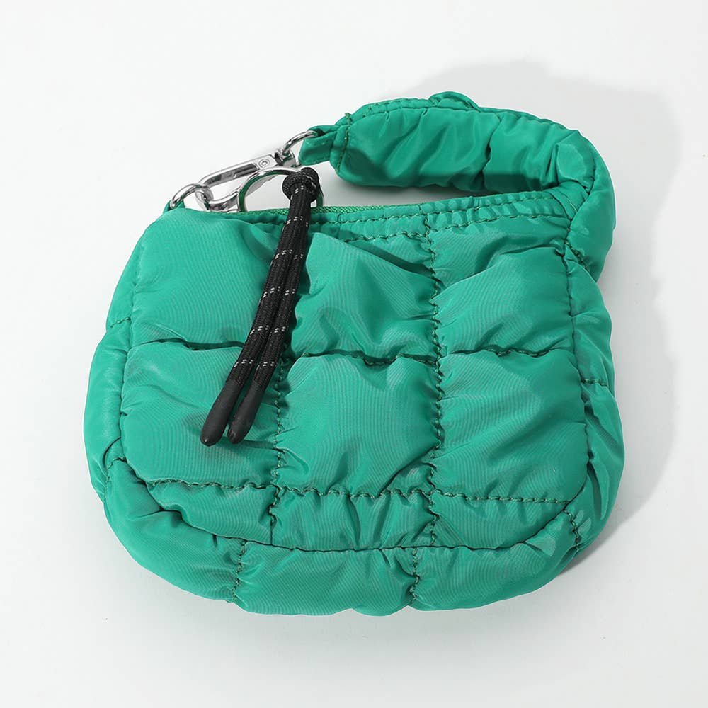 Quilted Puffer Mini Purse Bag / Bag Charm