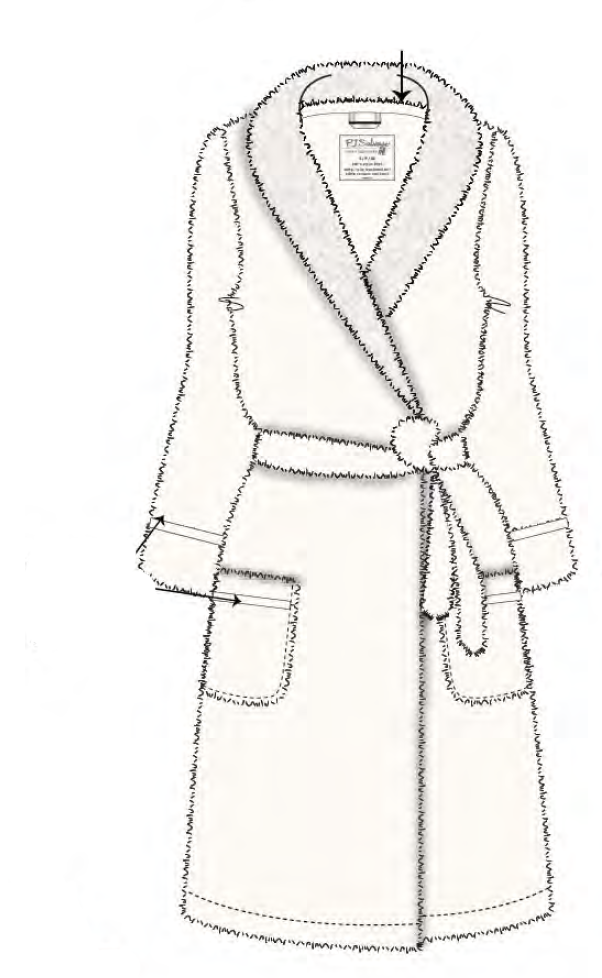 Luxe Plush Robe in natural - P.J. Salvage