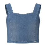 Wide Strap Cropped Tank With Back Smocking