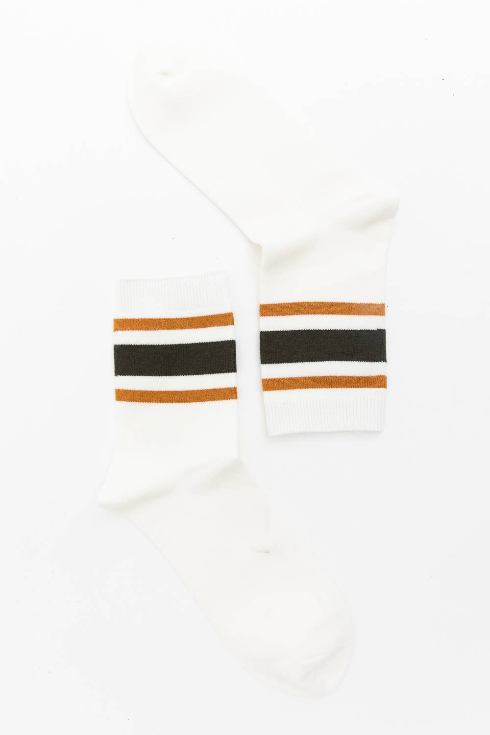 Retro Stripe Style Crew Socks