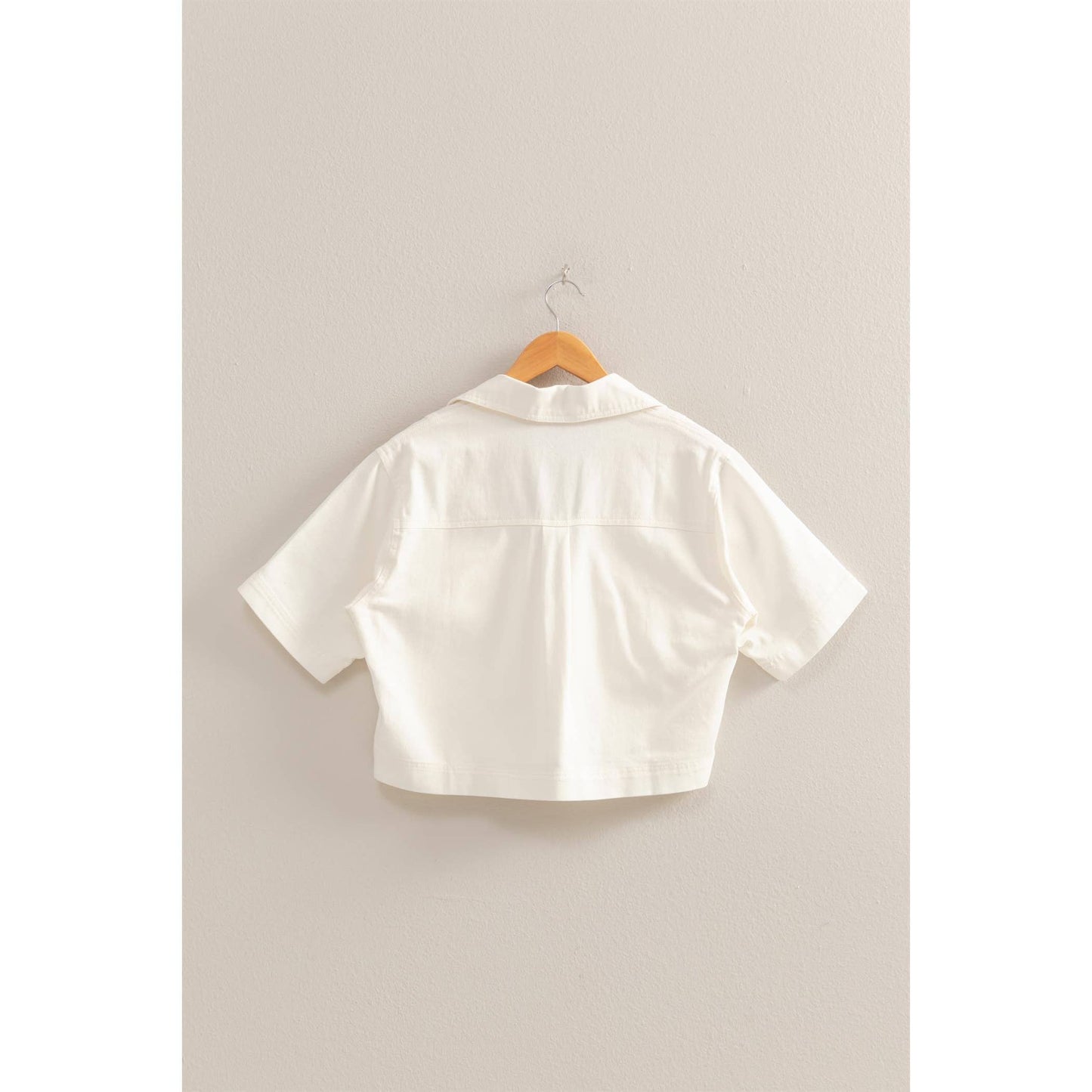 Spring Short Sleeve Denim Shirts