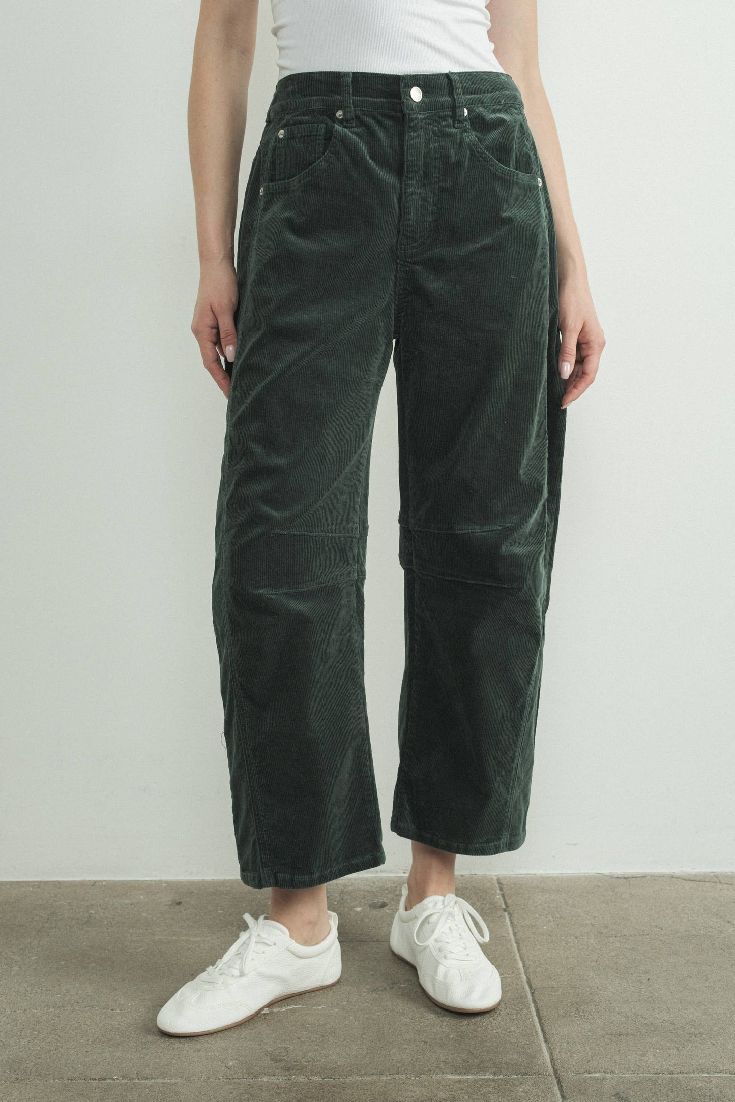 CORDUROY SLOUCHY RELAX FIT PANTS