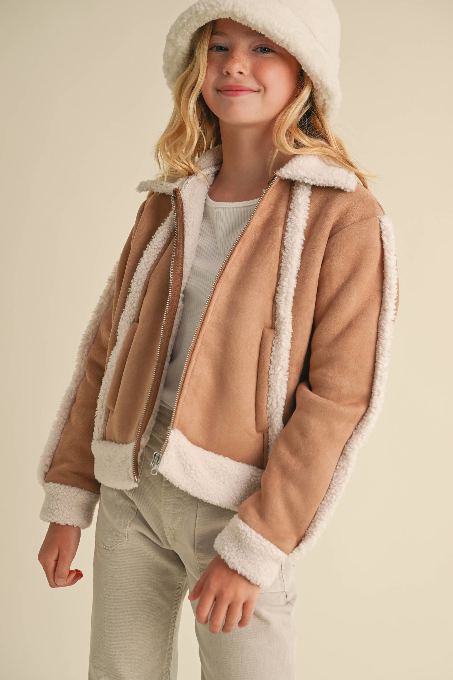 Faux Sherling Jacket