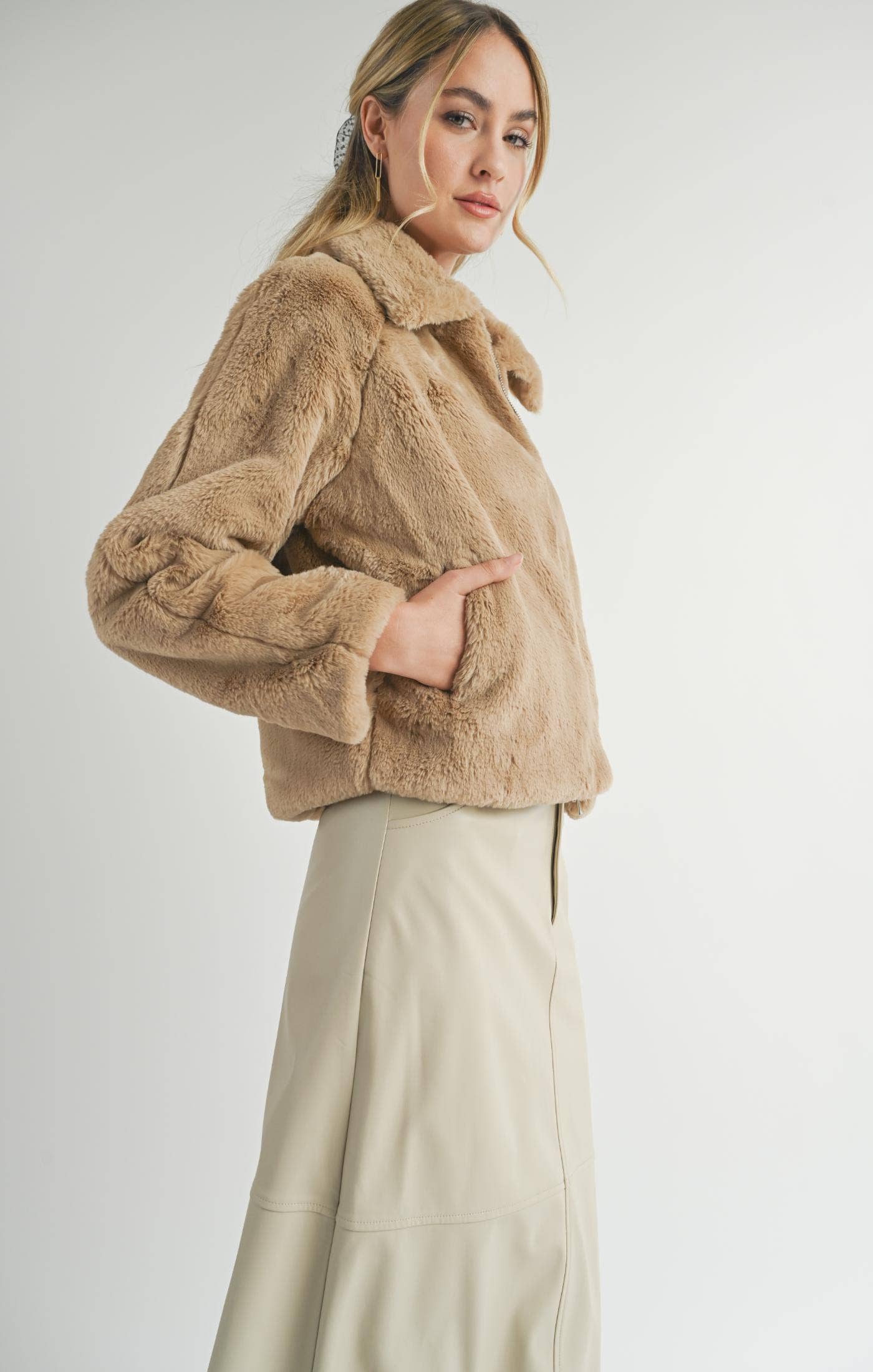 Faux Fur Jacket