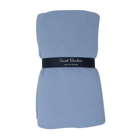 Cloud Blanket Blue Fog Rib