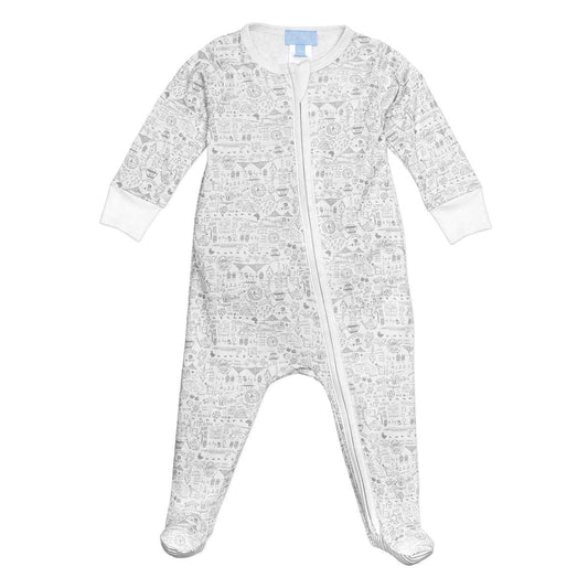 Boston Zip Baby Onesie - Joy Street