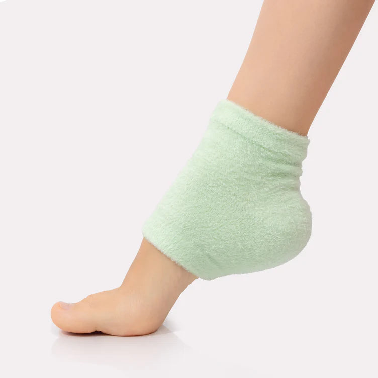 Moisturizing Heel Socks - Green