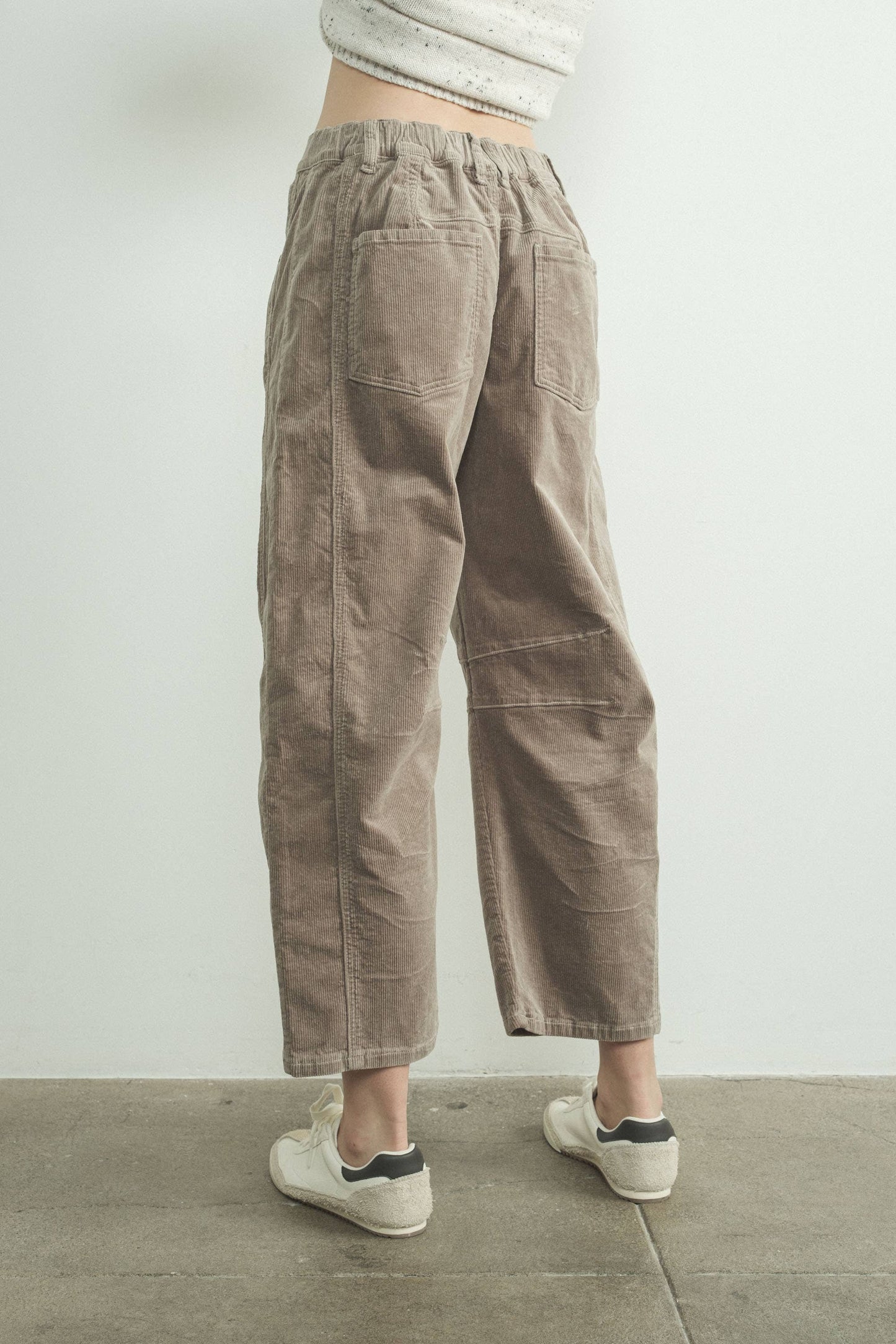 CORDUROY SLOUCHY RELAX FIT PANTS