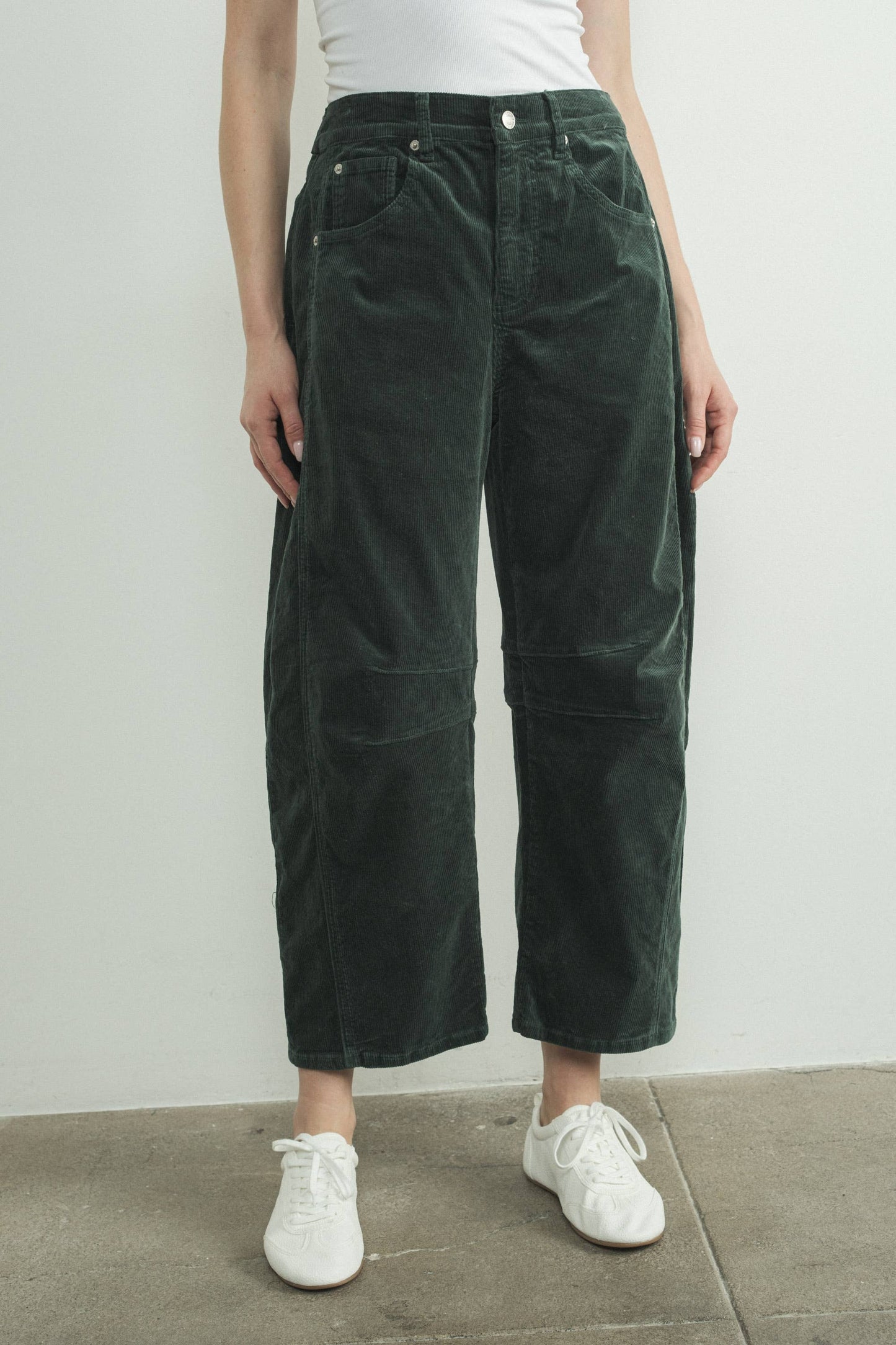 CORDUROY SLOUCHY RELAX FIT PANTS