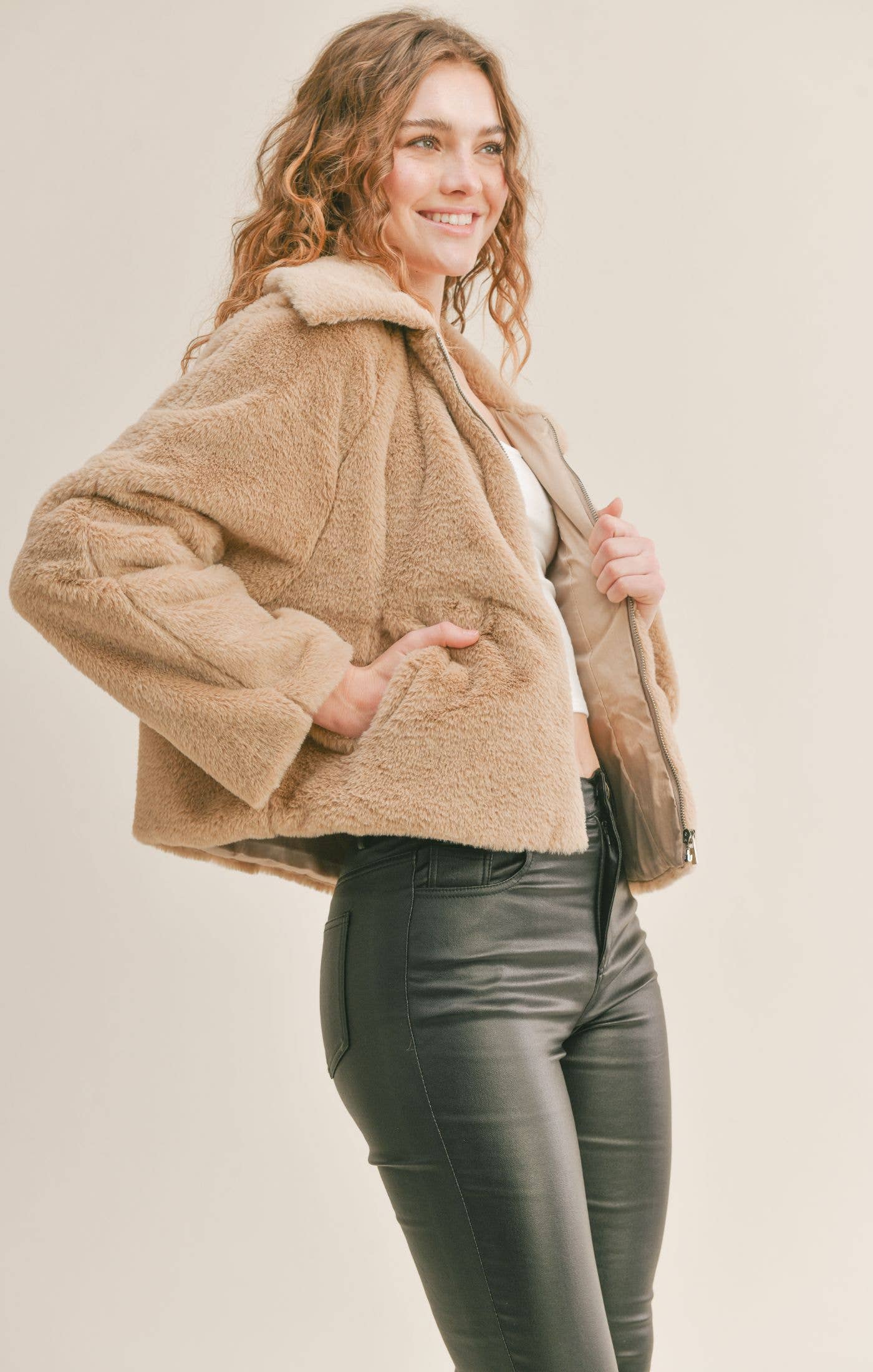 Faux Fur Jacket