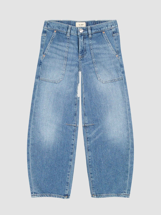 Lilia Barrel Pull-On Denim in Meadow Lake - DL1961