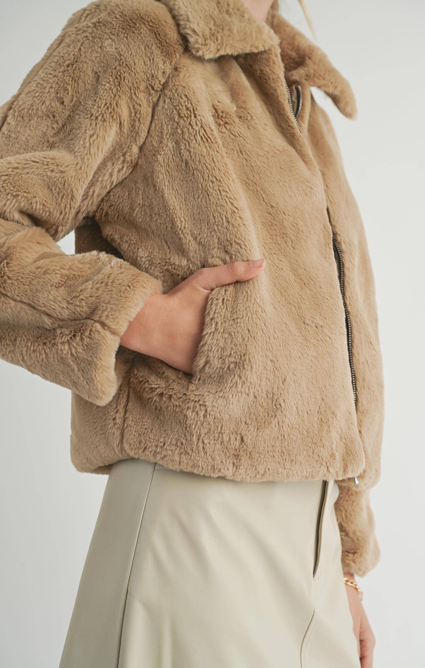 Faux Fur Jacket