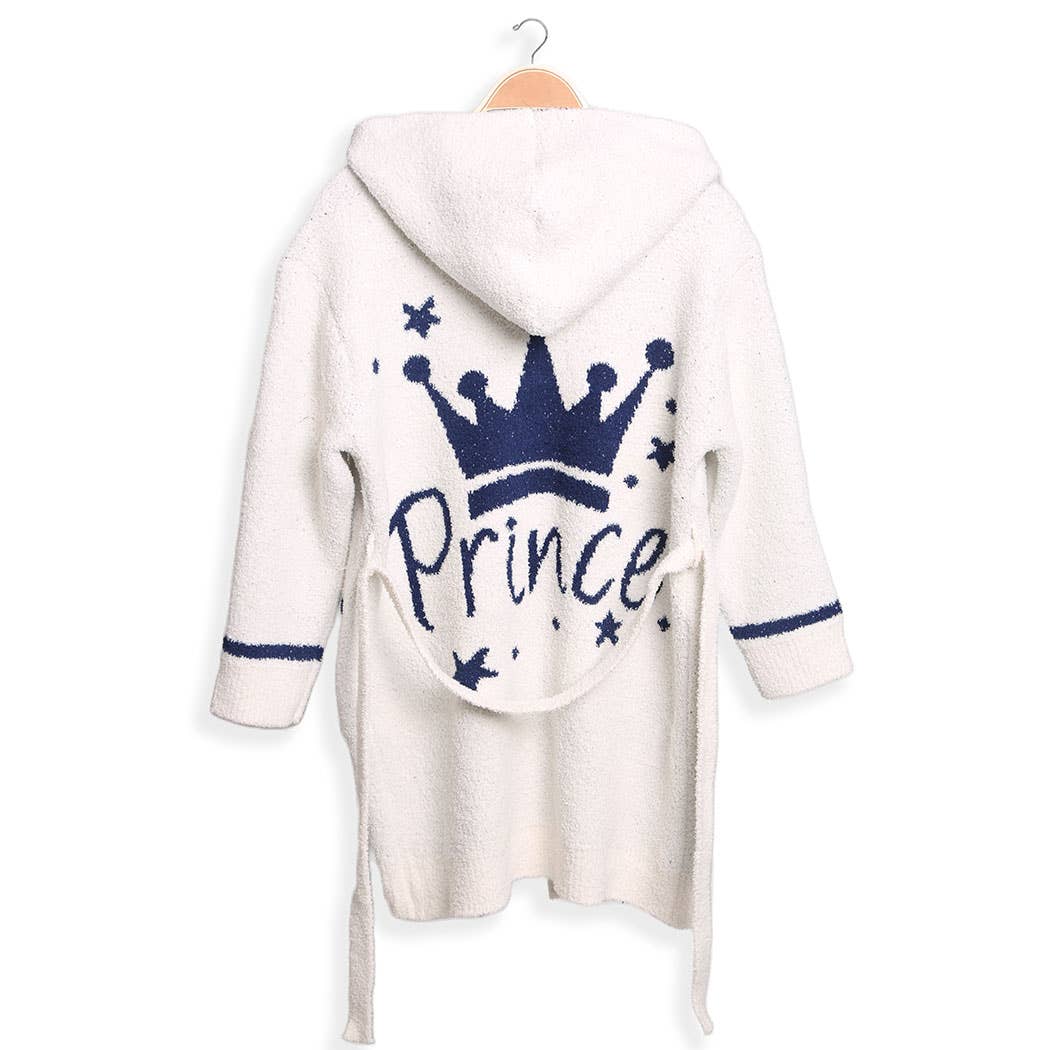 Children's Multi Print Luxury Soft Hooded Robe