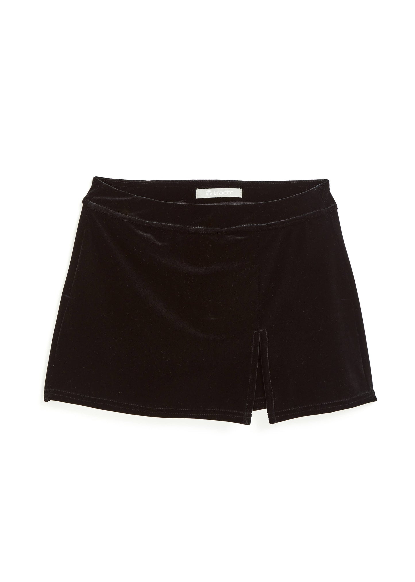 GIRLS-KNIT VELVET SKORT/2K899-RZZ