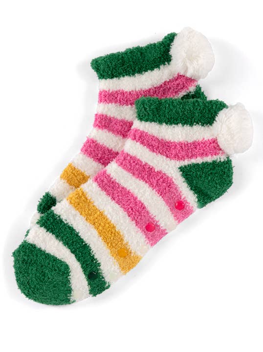 GLORIA HOME SOCKS, GREEN