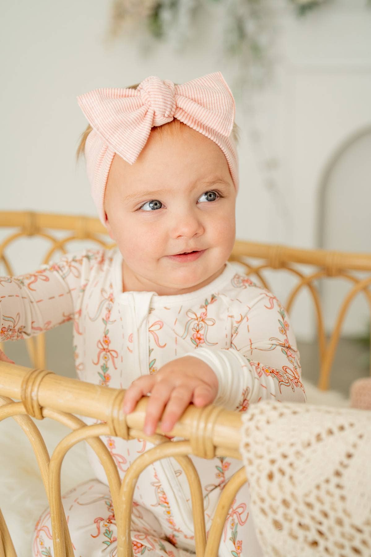 Floral Garland Zippy | Kids Convertible Zip-Up Romper PJ
