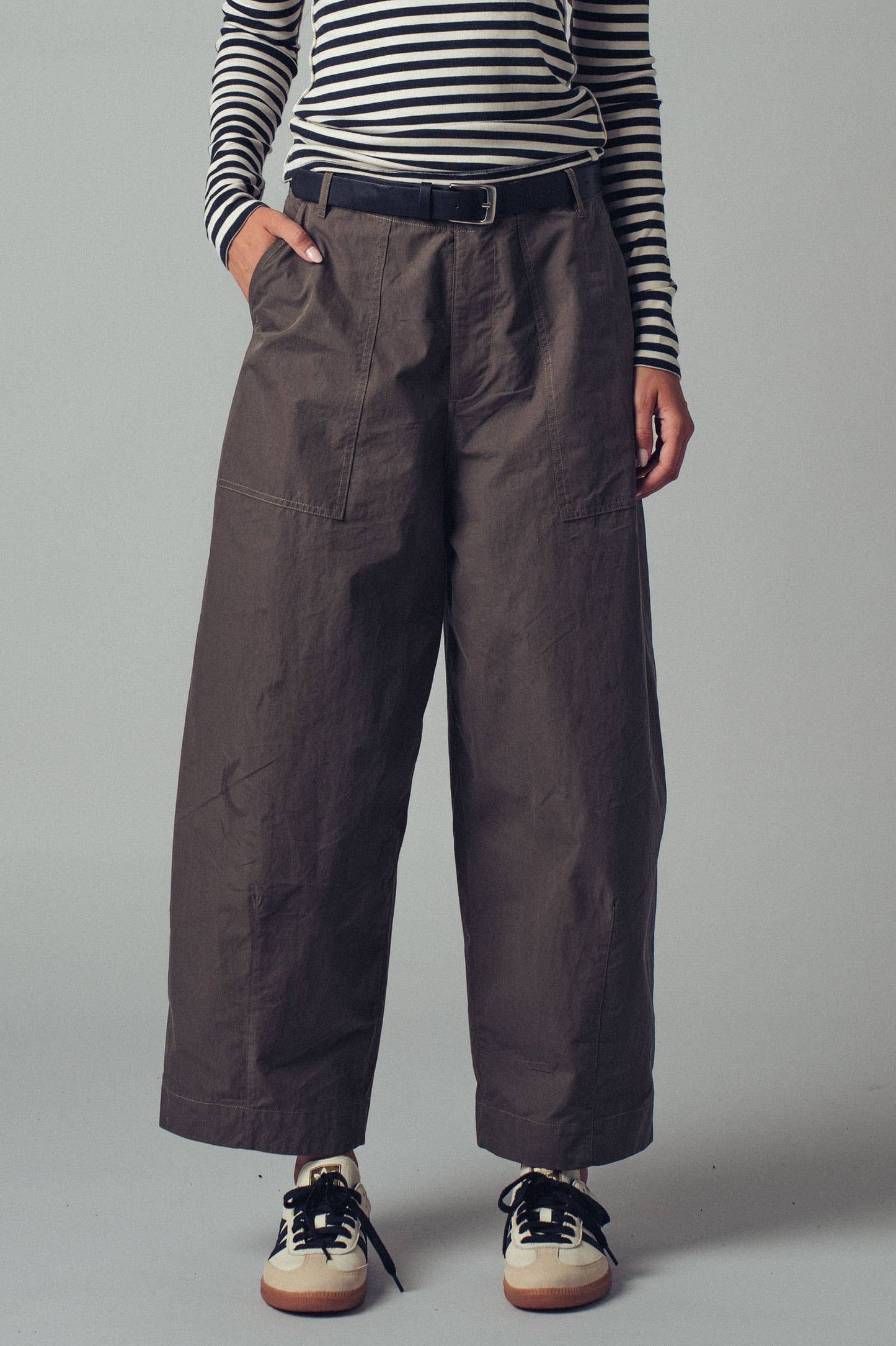 Boho Relaxed Wide-Leg Cargo Pants
