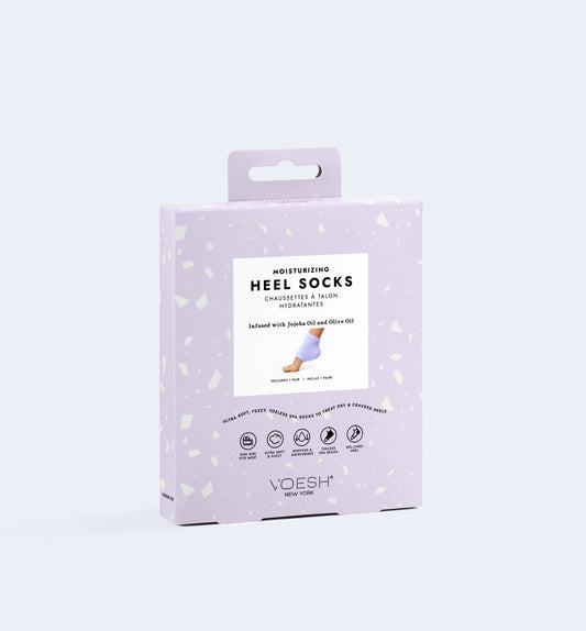Moisturizing Heel Socks-Purple