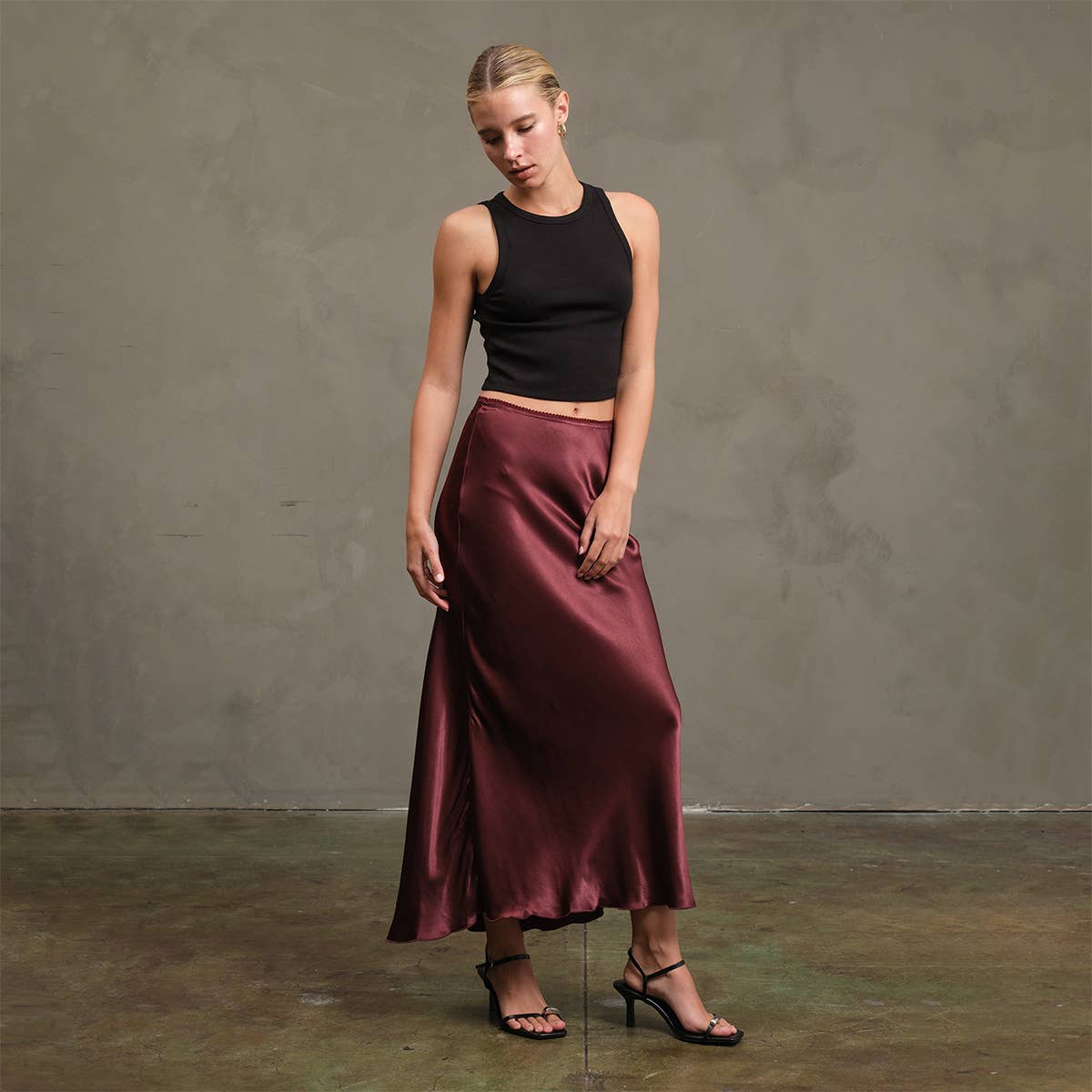 Satin Slip Skirt - RS1049