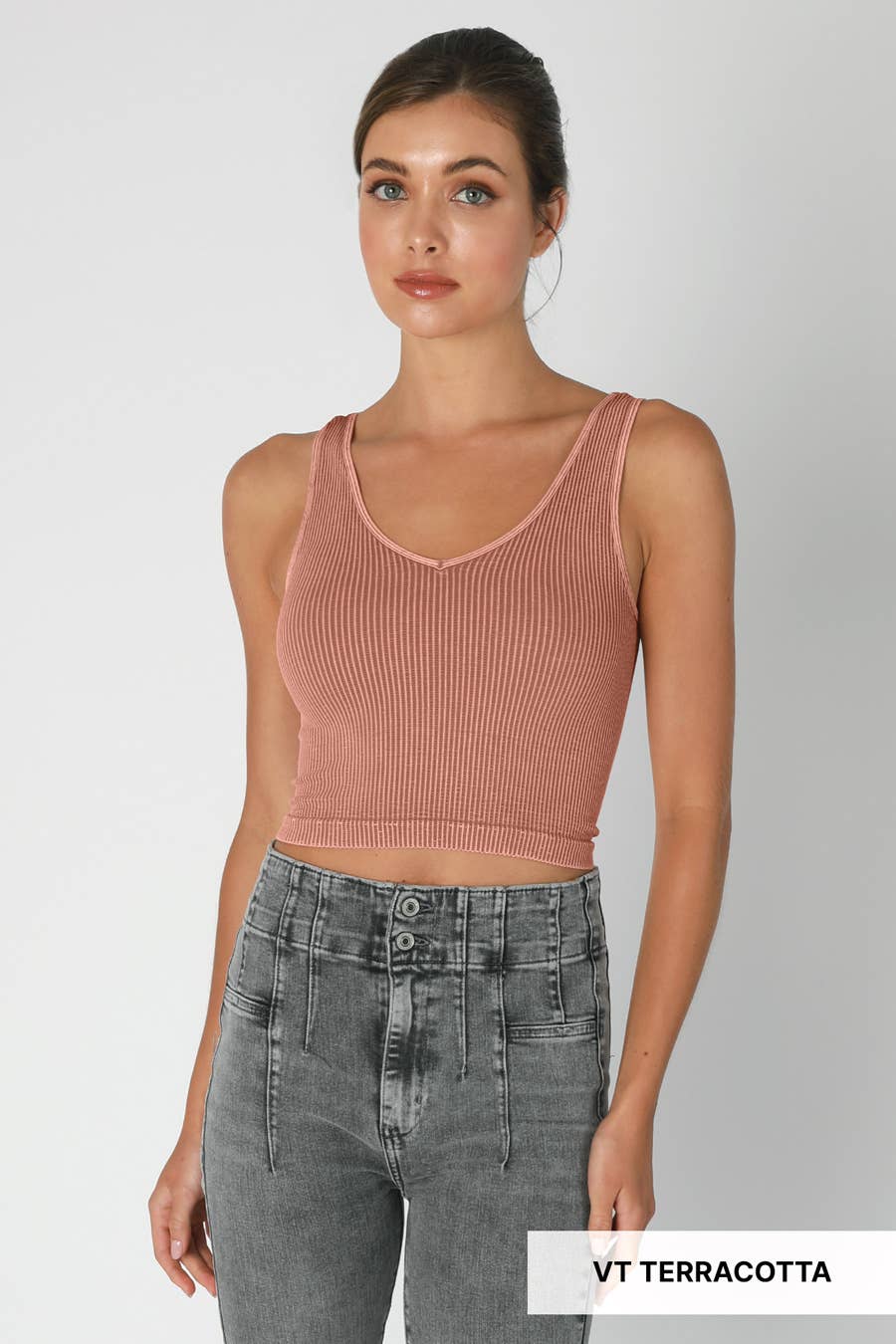 Vintage Reversible Crop Top - Nikibiki