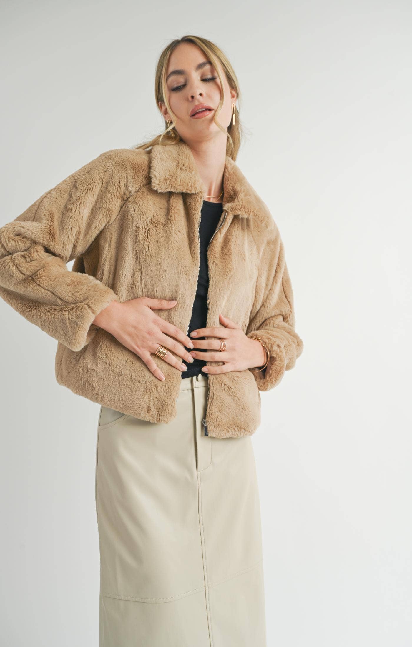 Faux Fur Jacket