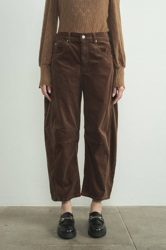 CORDUROY SLOUCHY RELAX FIT PANTS