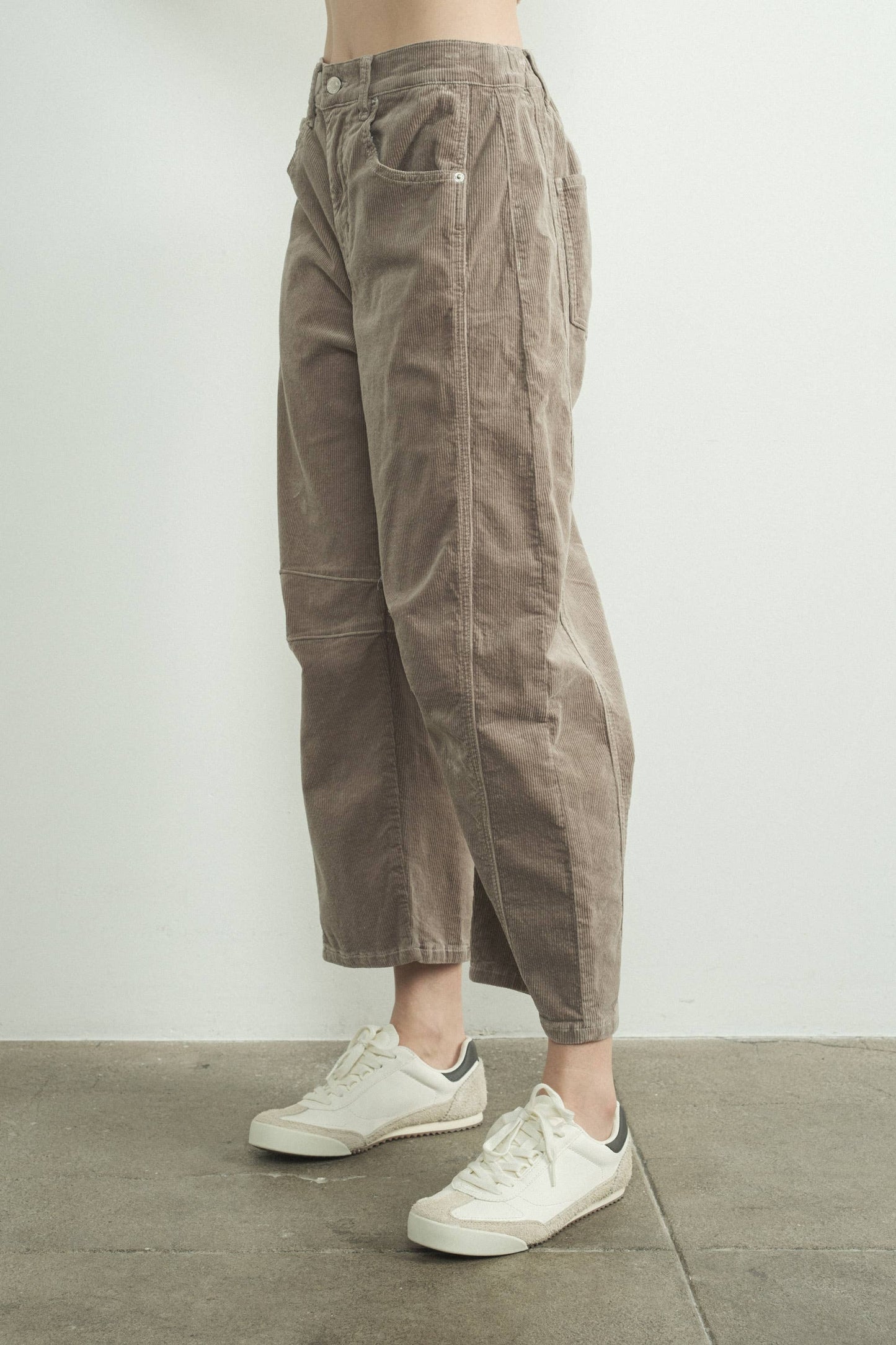 CORDUROY SLOUCHY RELAX FIT PANTS