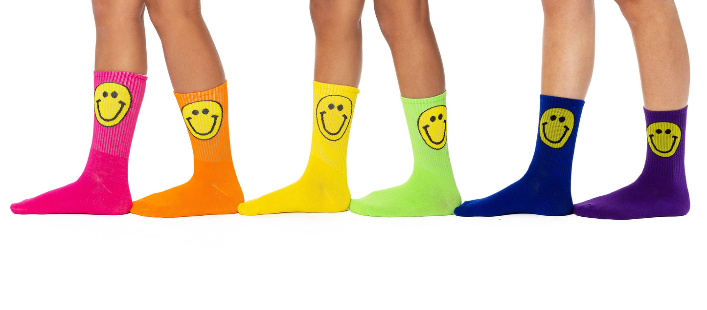 Happy Face Socks for Girls