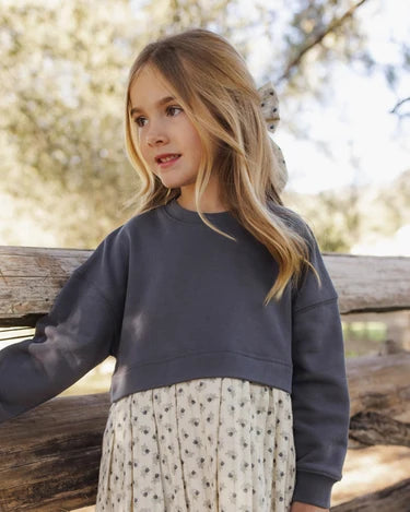 Vintage Fleur Sweatshirt Dress | Rylee + Cru