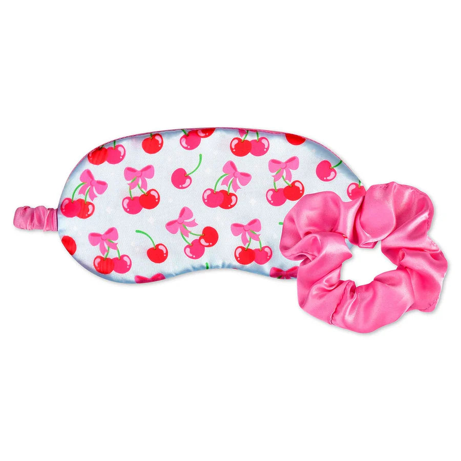 Cheerful Cherries Eye Mask & scrunchie set - Iscream