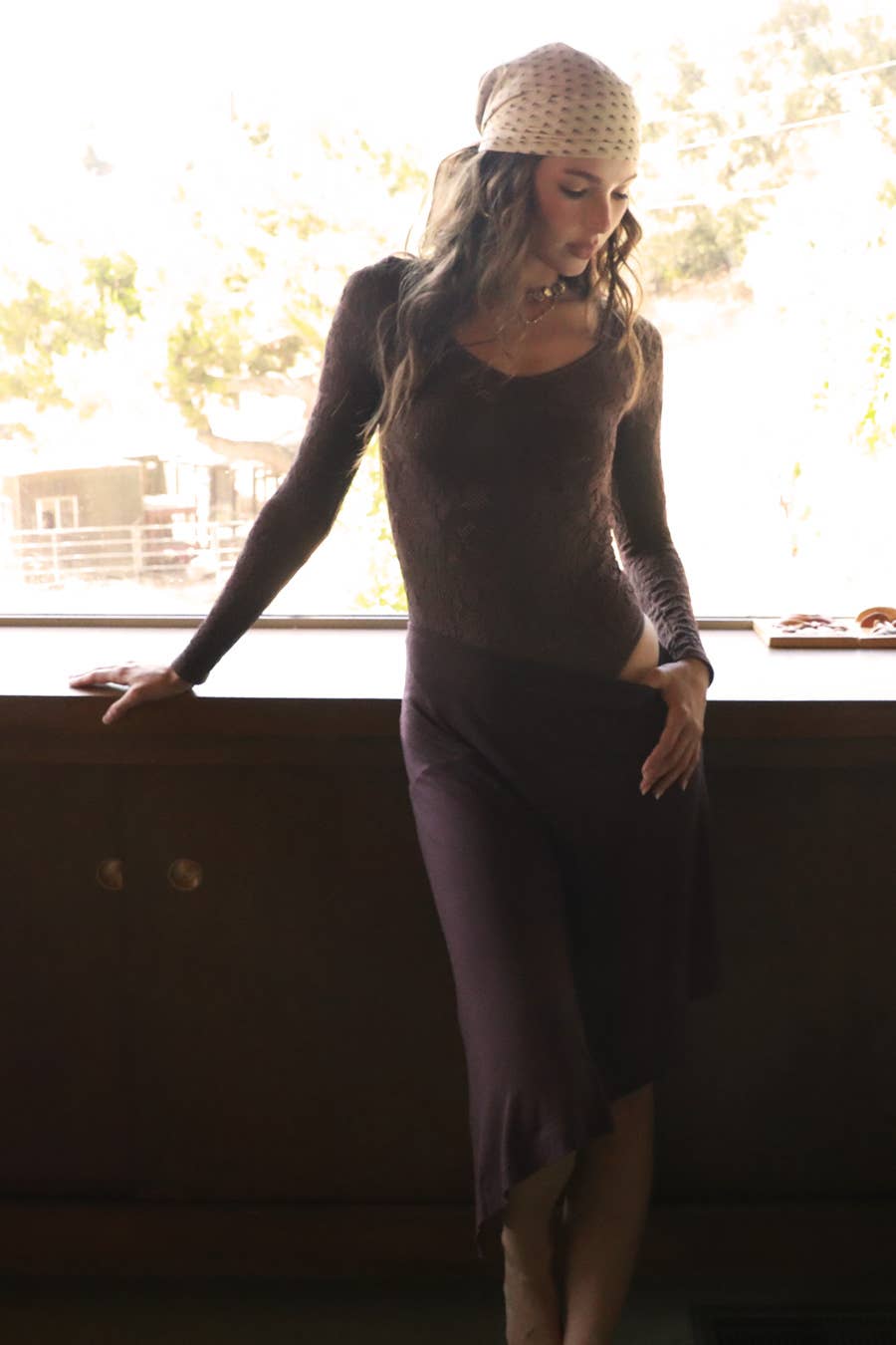 Lace Textured Bodysuit