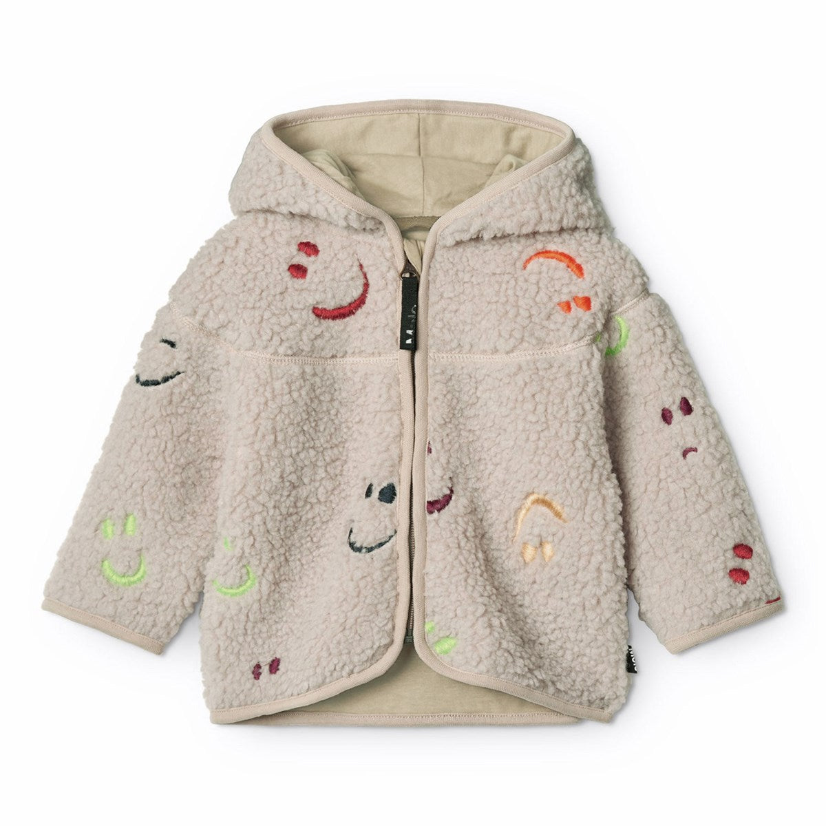 Ummi Fleece Jacket in Teddy Emotions - Molo