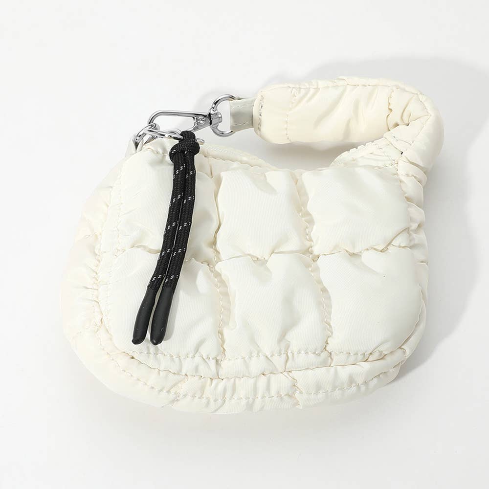 Quilted Puffer Mini Purse Bag / Bag Charm