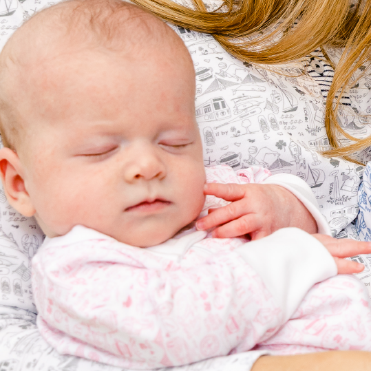 Boston Zip Baby Onesie - Joy Street (*strawberry/cloud)