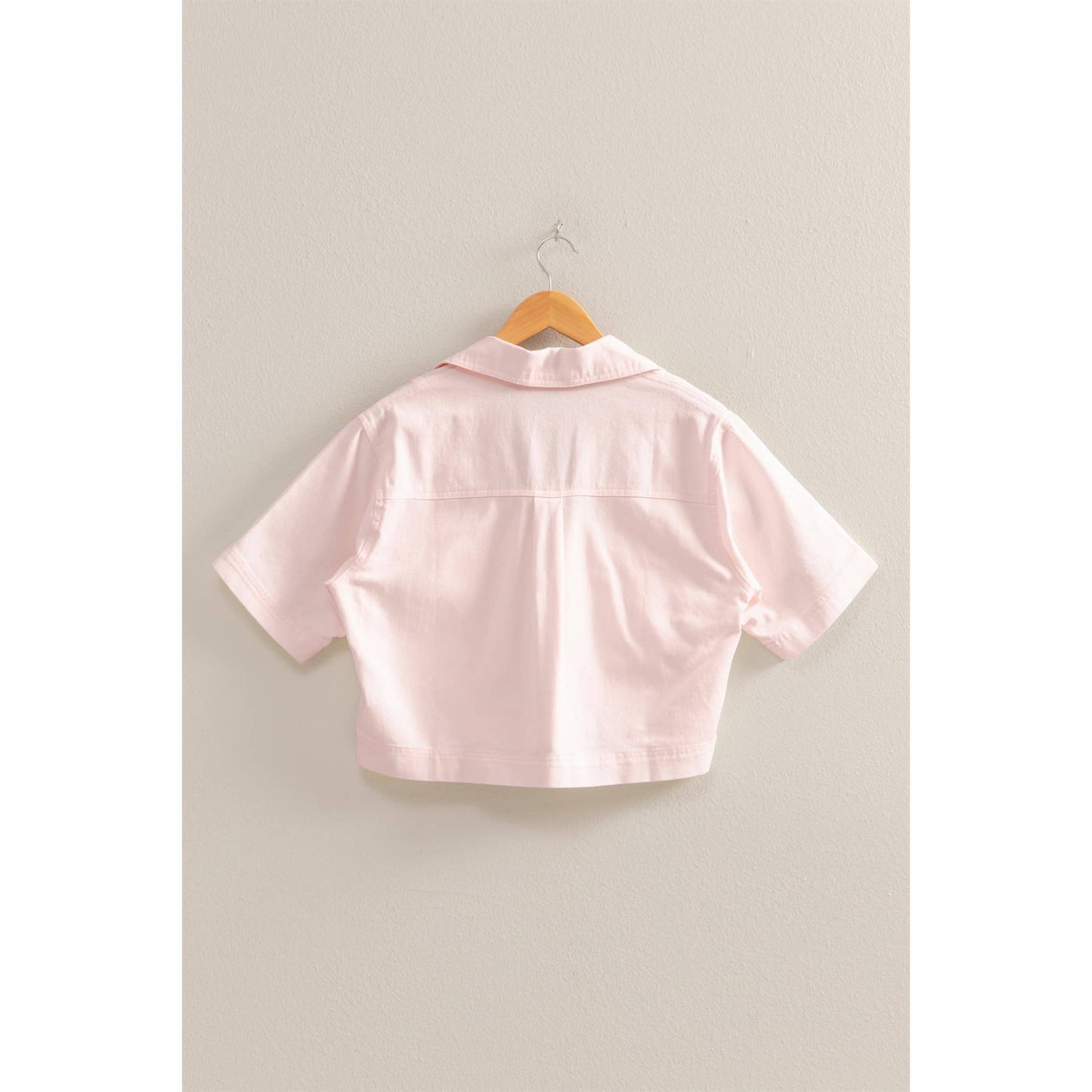 Spring Short Sleeve Denim Shirts