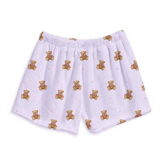 Teddy Bear Fuzzy Lounge Shorts
