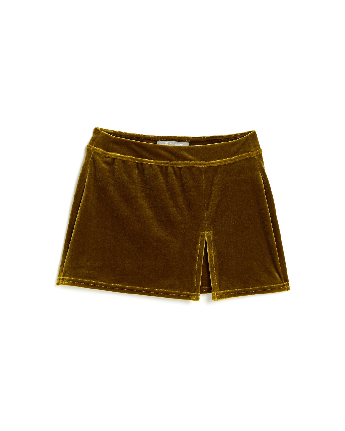 GIRLS-KNIT VELVET SKORT/2K899-RZZ