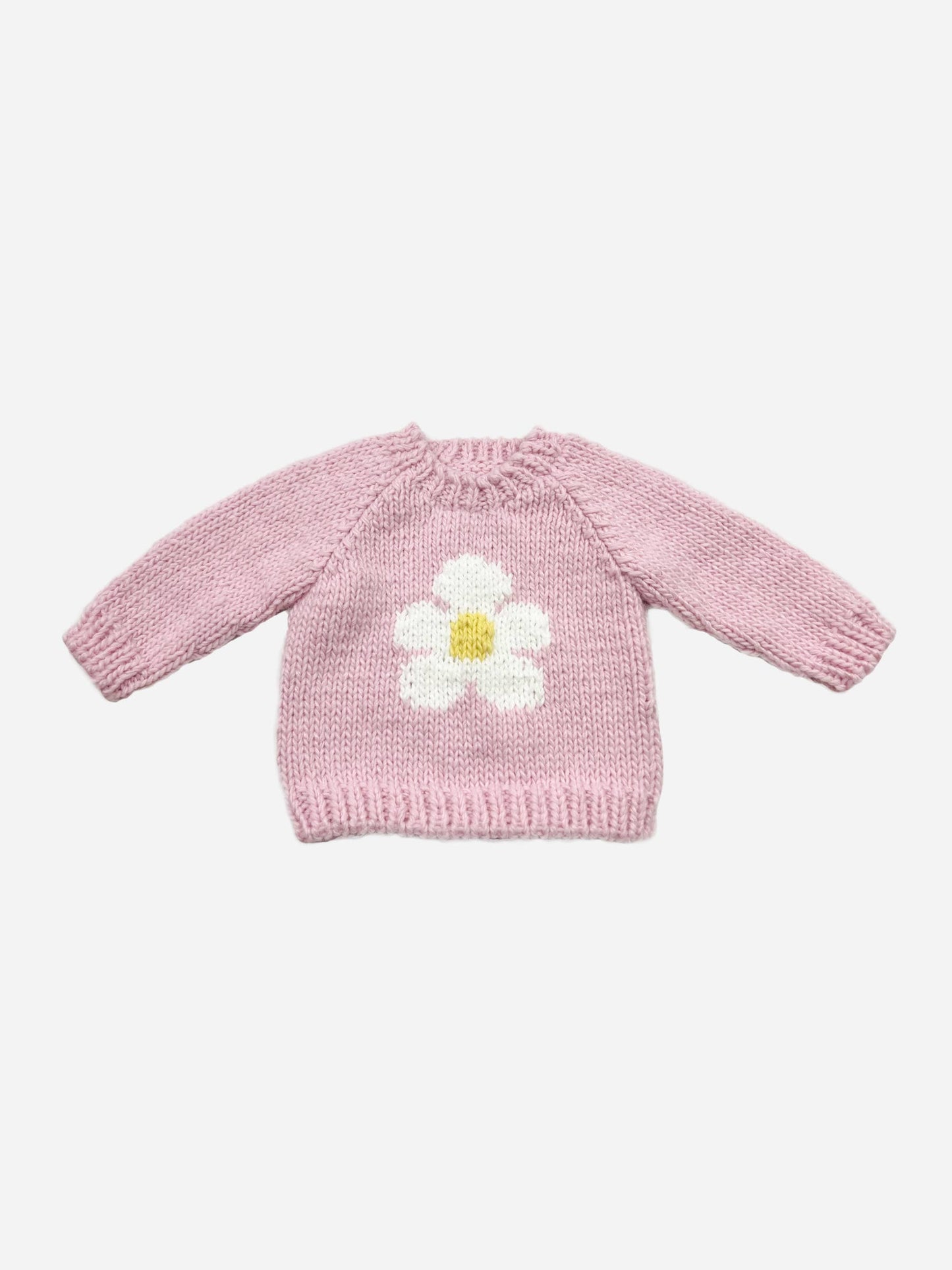 Flower Sweater Pink Baby Girl Spring Kid Apparel
