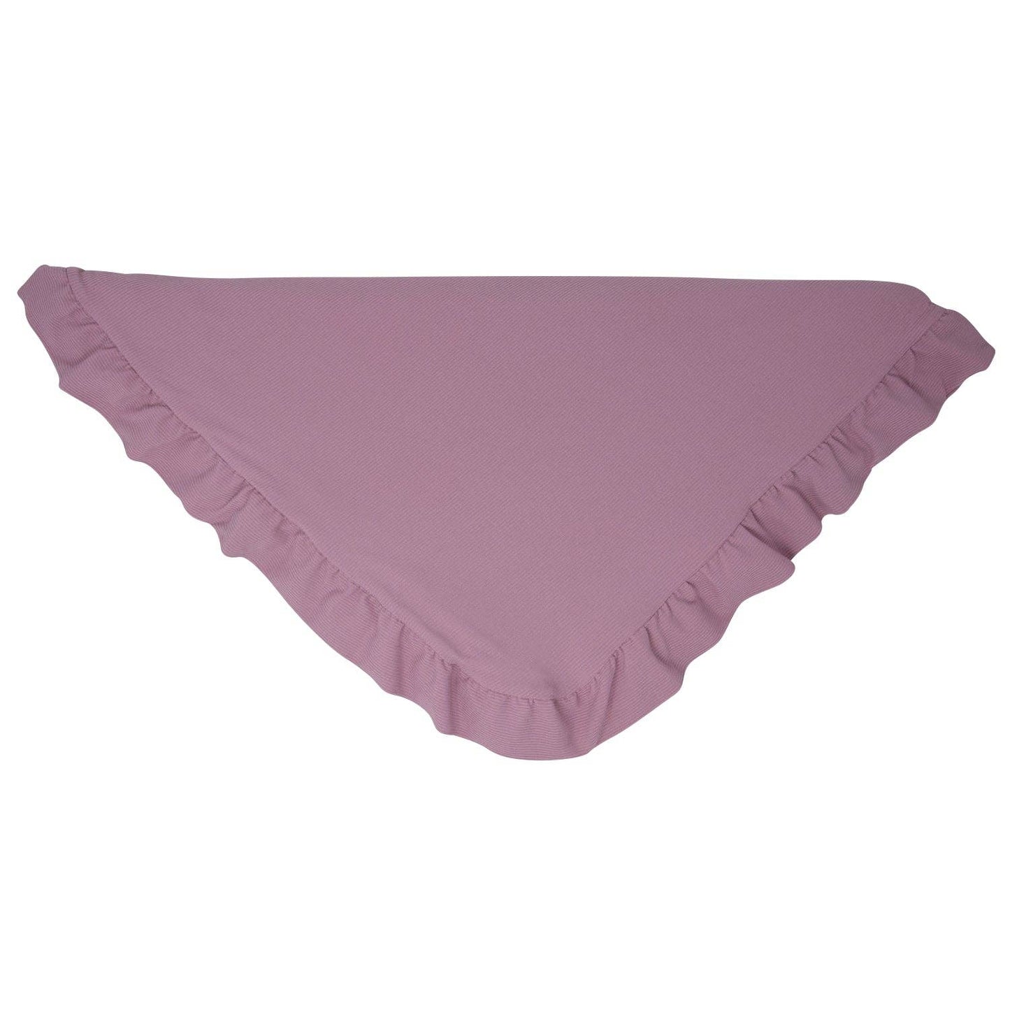 Ruffle Blanket - Petunia Pink Ribbed
