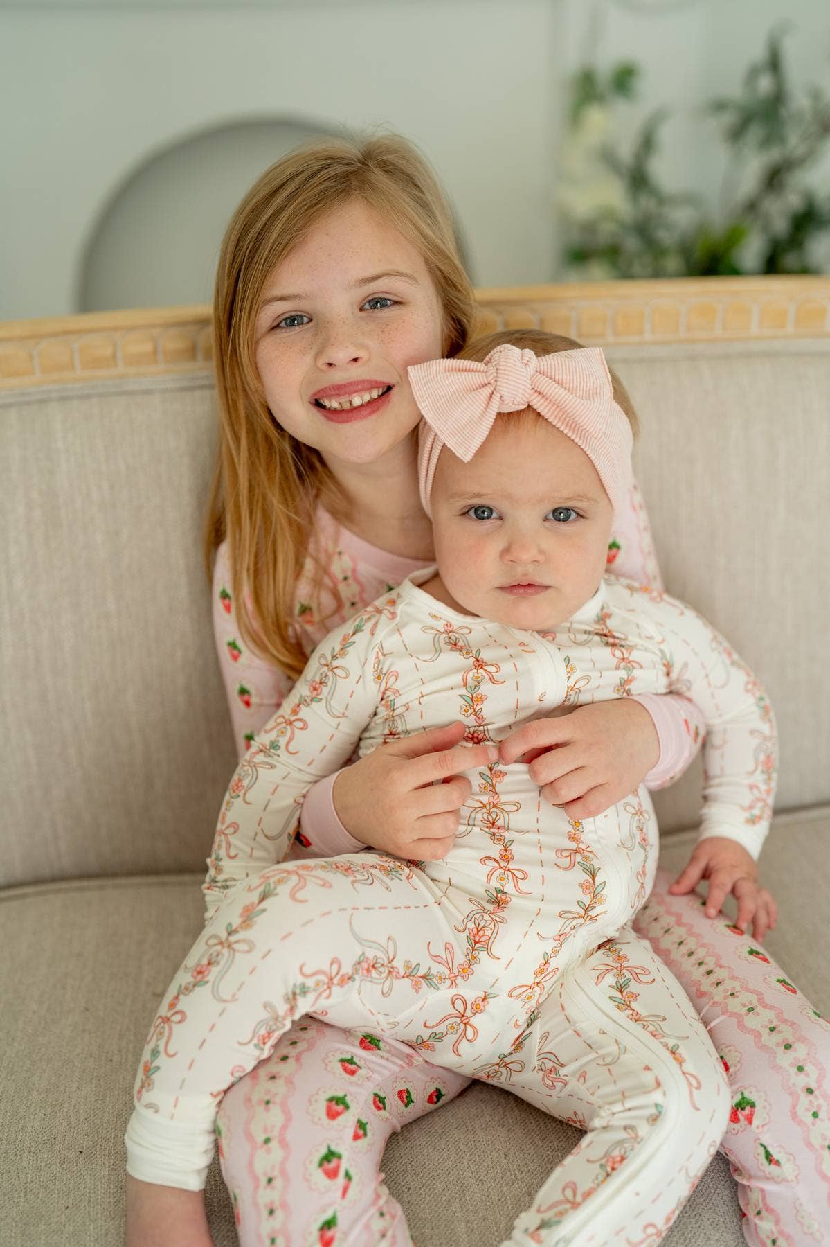 Floral Garland Zippy | Kids Convertible Zip-Up Romper PJ