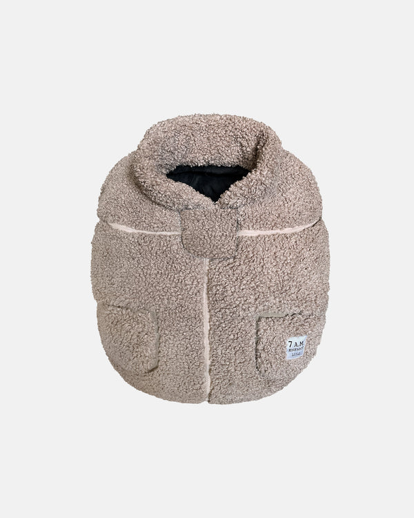 Car Seat Cocoon Teddy Oatmeal | 7AM Enfant