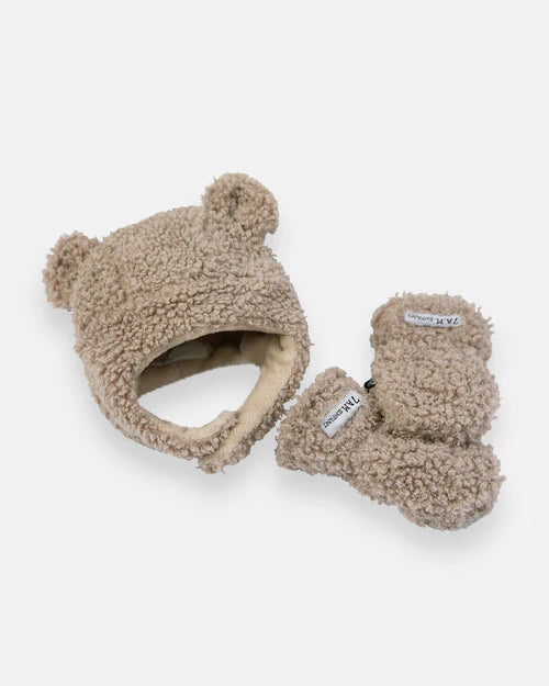 Cub Set - Teddy Hat & Mittens