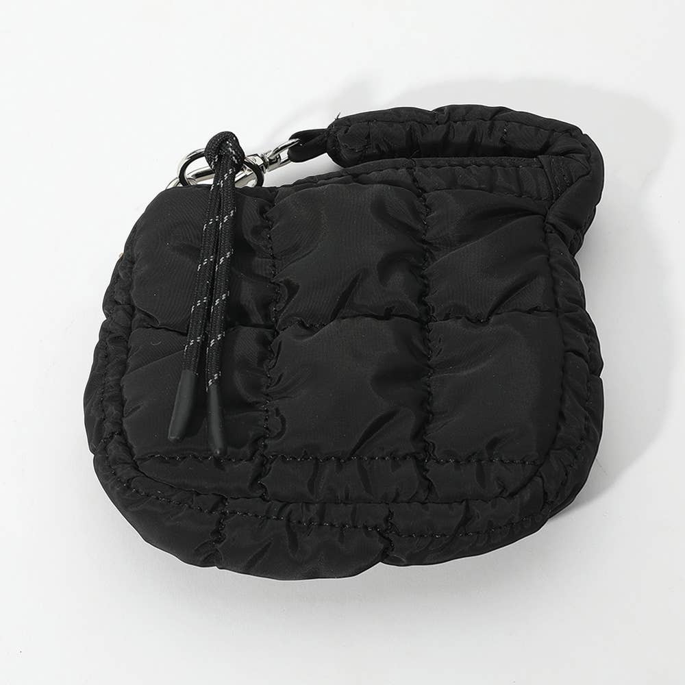 Quilted Puffer Mini Purse Bag / Bag Charm