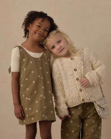Chloe Textured Cardigan in Natural | Rylee + Cru