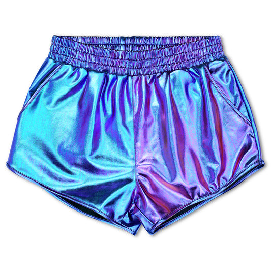 Iridescent Metallic Shorts - Iscream