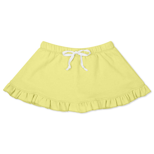 Butter Yellow Ruffled Skort - Iscream